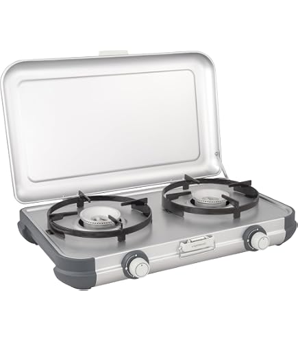 Combiné four / réchaud 2 feux de camping - INCASA - Cuisson