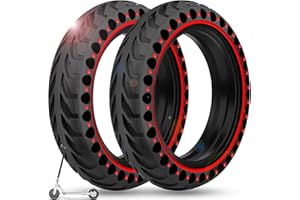 BANGTING 2PCS 8,5 Pollici Ruota Monopattino Elettrico, 8 1/2 x 2 Ruote Monopattino Gomme Piene, 50/75-6.1 Pneumatico di Ricambio per Xiaomi Pro 2 / M365 / M365 Pro / 1S / 3/3 Lite/Essential