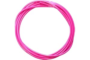 cyclingcolors Funda Cable Freno Bici Plástico con Acero Laminado Ciclismo Bicicleta Carretera MTB Mountain Bike Reparación 3 metros, Rosa Fluorescente