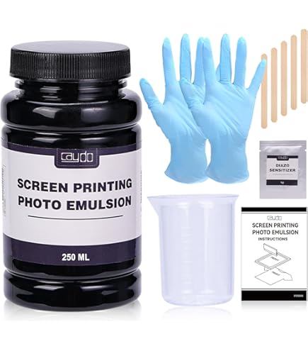 Emulsione Fotosensibile Jacquard 8oz Con Sensibilizzante Diazo | Per Serigrafia Su T-Shirt E Carta - Foto 11