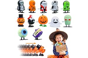 Halloween Wind Up Jouets, 12 Pièces Jouets à Remonter D'halloween, Halloween Clockwork Jouets, Jouets de Saut drôles pour Halloween, Claquant des Dents Liquidation Jouet, pour Fête D'Halloween