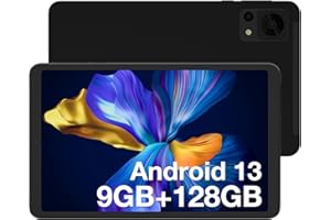 DOOGEE T20 Mini Tablet 8,4 Pulgadas, Android 13 Tablet, Octa Core, 9GB+128GB/1TB, 2.3K Pantalla FHD, Dual 4G LTE + 5G WiFi, Batería 5060mAh, Cámara13MP+5MP, Face ID/Widevine/GPS/BT 5.0 Negro