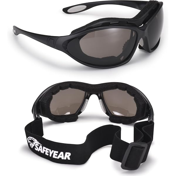Lunettes Moto Helly Bikereyes No.1 - Anti-buée, Coupe-vent, Incassables Avec Protection UV400 Et Rembourrage Amovible