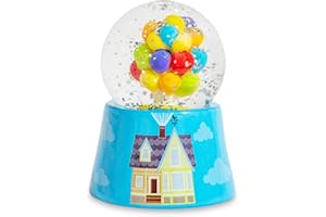 SILVER BUFFALO Disney Pixar UP House Light-Up Mini Snow Globe | 3 Inches Tall
