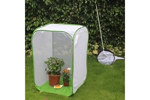 Neel Portable caterpillar habitat, breeding cage, habitat, for backyard cage incubator breed (40 x 40 x 60 cm)