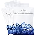 SaaG Soak & Freeze Dry Ice Packs for Cool Box - Pack of 5 or 10 for Lunch Box Travel Cool Box Camping - Suitable for Cooler bags Lunch Boxes - Keeps Food Fresh & Cool