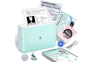 Phomemo M04S Mini Drucker für Smartphone, 15-110mm Etikettendrucker 300DPI | Thermodrucker