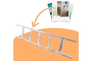 Vintage Möbel 24 GmbH Beautiful Wooden Ladder, Beautiful as a Towel Rail or for Decorating (Shabby, 165 cm)