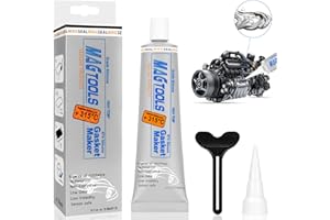 KENVORA Pate a Joint Moteur - 70ml Joint Carter Huile Moteur, Silicone Haute Temperature Pate a Joint, Pâte à Joint Carter Mastic D'étanchéité pour Moteur, Résistant à La Chaleur de -62 ºC à 315 ºC, Gris