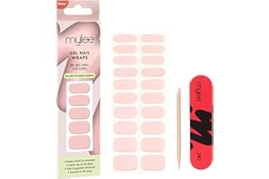 Mylee Gel Nail Wraps [On Campus] – In Session Collection – 10 Pre-Cured Gel Stickers, No Lamp Needed, Chip-Resistant, Glossy Finish, Long Lasting, Easy to Apply [Autumn/Winter 2025]
