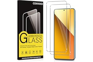 Coiwxmoi 2 sztuki szkła hartowanego do Xiaomi Redmi Note 13 4G/5G 6,67 cala folia ochronna przeciw zarysowaniom, twardość 9H, bardzo trwała, ultra przezroczysta, bez pęcherzyków, ochrona ekranu,