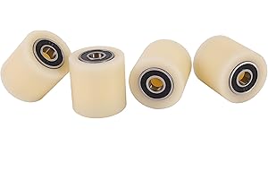 LASANA SMART MACHINES 4 ruote in nylon poliammide diametro 40 mm larghezza 40 mm cuscinetto 10 mm precisione made in EU