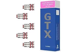 THE JUICE FELLAS for Vaporesso GTX Coils - 5 Pack Vaporesso Target PM80 Coils Luxe XR Max Coils Luxe Coil Vape - No Nicotine (0.4ohms)