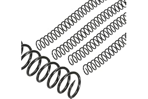 PATIKIL 13 mm (1/2") plast spiralbindande spolar bindande spiraler 20 st