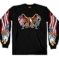 Hot Leathers Some Gave All Long Sleeve T-Shirt (Black, XX-Large)