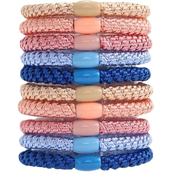 12 Bunte Haargummis – Elastisch, Stylisch & Haarschonend