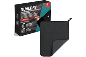 VENTUX GEAR Panni asciugatura auto - 1 panno microfibra auto 40x60 cm 600 GSM doppia trama - panni auto asciugatura per carrozzeria vetri e detailing