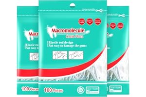 Annauiy Hilo Dental 300 Pcs,Palos de Hilo Dental,para Limpiar los Dientes,Prevenir y Tratar Diversas en Fermedades Orales y perfectos para la Familia,Hotel,Viajes