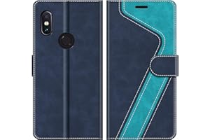 MOBESV Funda para Xiaomi Redmi Note 5, Funda Libro Xiaomi Redmi Note 5, Funda Móvil Xiaomi Redmi Note 5 Magnético Carcasa para Xiaomi Redmi Note 5 Funda con Tapa, Elegante Azul