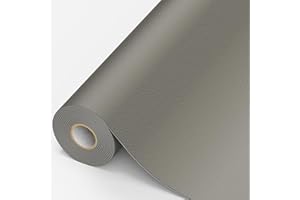 MICTER Pelle Adesiva per Riparazioni, 15x300cm Patch Pelle Adesiva, Toppe per Riparazione Autoadesive per Riparazione per Divano, Sedile Auto, Mobili, Borsa in Pelle, Tappezzeria(Grigio chiaro)