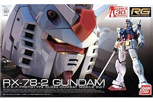 Bandai -RX-78-2 716-RG (Real Grade) Gundam RX-78-2 1/144, Color Blanco, 716_1