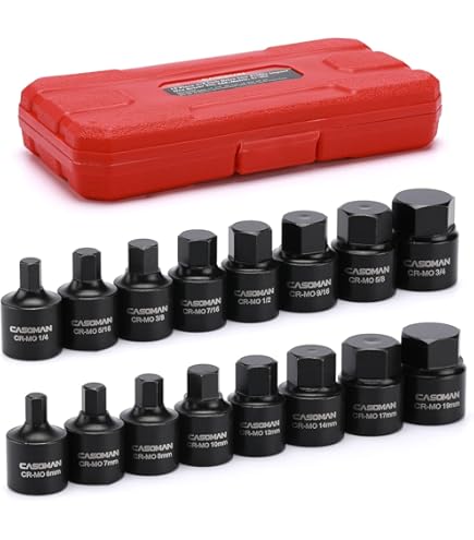 Laser Tools 7359 Socket Bit Set 3/8"D 9pc