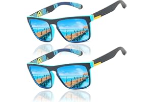 LEDING&BEST Occhiali da sole polarizzati per uomo donna/Pesca Golf Bicicletta Guida Pesca arrampicata Sport all'aperto occhiali da sole