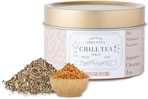 Thé Hojicha à la châtaigne du Japon de CHILL TEA Tokyo - Thé en feuilles 100% japonais - Saveur noisette (30g)