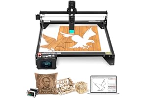 Pergear LaserStorm S10 Lasergravierer 50W, mit 10W Laserkopf für Holz und Metall, Augenschutz Fixfokus-Lasergraviermaschine, komprimierter Spot unterstützt Lichtbrand, 410x400mm