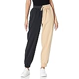 The Drop - Liv Colorblock Sweatpant, Pantaloni Donna