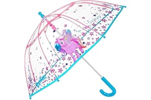 RAM ONLINE Ram® Unicorn Umbrella Kids Dome Umbrella 64CM