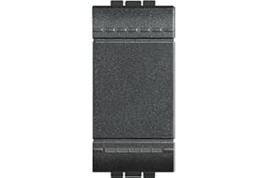 BTicino SL4005NF Taster 1 Position, 10 A, 1 m, Anthrazit, Stück