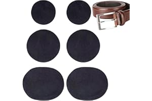 Quzente Patch De Réparation De Trou De Chaussure, 6 Pièces Patchs De Réparation en Forme De Cercle Auto Adhésifs, Patch De Réparation De Baskets Anti-Usure, Convient Aux Baskets