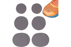 Zasdvn Parche De Reparación De Agujeros Para Zapatos, Kit De Parche De Reparación De Parches Cosidos Y Empalmados, Adhesivos Para El Talón Para Niños, Fijador De Inserción Deportivos De Cuero