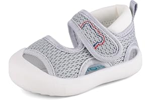 Cheerful Mario Baby Boys Girls Sport Sandals Toddler Summer Shoes Barefoot Trainers First Walking Wide Feet Flexible Sole