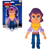 Bizak Monsterflex Brawl Stars Shelly Fig&uuml;r&uuml; S&uuml;per Esnek Esnek 13 cm 10 Koleksiyon Oyuncak Bebek Yetişkin Hayranları ve 8 Yaş 