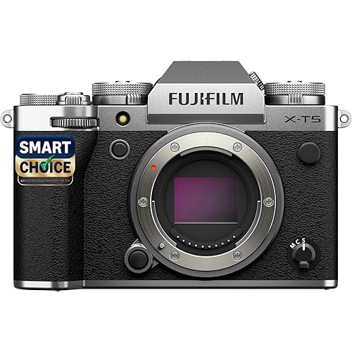 Fujifilm X-T5 40MP APS-C X-Trans Sensor|Smartchoice|Pixel Shift|IBIS System|Ultra high Resolution mirrorless Camera|6.2k 30p|Subject Tracking|Touchtracking|Quick Lever for Photo/Video - S