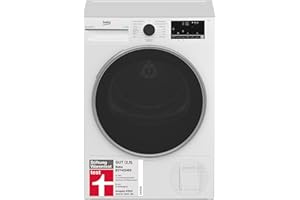 Beko Wäschetrockner 8kg, Stiftung Warentest GUT (2,5)*, allergikergeeignet, Hygiene Trocknen, SteamCure Dampffunktion, 15 Programme, Express, B3T42249S, Weiß