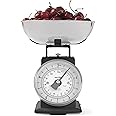 Salter SA00562BFEU12 Timeless Mechanical Kitchen Scale – Baking Scale with 5 kg Capacity, 1 Litre Dishwasher Safe Bowl, Analogue Food Scale, Classic Design, Easy Read Large Dial, 22cm Height, Black