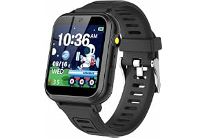 Tixpc Kids Smart Watch for Kids Boys 3-12 Ages Year Old, with 24 Puzzle Games Camera Music Player Pedometer Alarm Clock Calculator Torch, 12/24 hr Boys Watches, Birthday Gifts Toys for Kids, USB