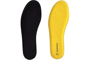 Knixmax Men Memory Foam Wkładki Komfortowe aksamitne buty Wewnętrzne podeszwy Zimowe ciepłe wymienne wkładki Czarne EU43