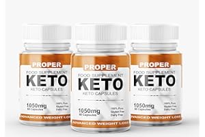 SLIM WARRIORS Proper Keto - Natural Weight Management - Vegan,Support for Men & Women -3 Monthly Supply / 180 Capsules