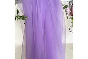 DUORIES Tissu en tulle doux à coudre - 3 m x 160 cm - Tissu d'ameublement pour arbor - Rideau de mariage - Décoration mains libres - Arche de cérémonie - Décoration de fête - Robe - Jupe en tulle - Violet
