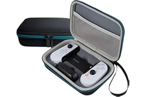 Hzycwgone Etui Podróżne do BACKBONE One Mobilny Kontroler do Gier,Wymienny Twardy Pokrowiec Torba Kompatybilny z BACKBONE One Mobilny Kontroler do Gier 1. i 2. Generacji(Czarny)