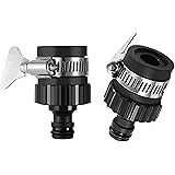 ZhiheHui 2 pcs 16 mm Universal Tap Connector Adapter Mixer Kitchen Garden Hose Fitting Clamp