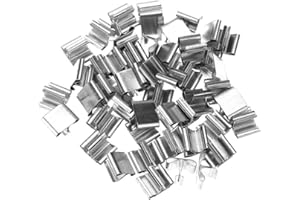 Demiawaking - Lot de 50 Support de Fer pour la Fabrication Artisanale de Bricolage Fabrication de Bougies onglets en métal pour mèche de bougie