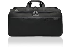 Briggs & Riley Baseline Garment Duffle Bag, czarna, 56 cm, Czarny, 22 Inch Garment Duffle Bag, Torba podróżna na ubrania