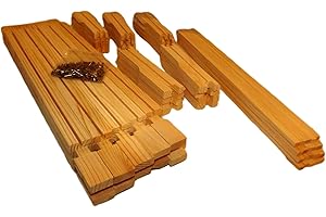 Beekeeping Supplies UK Ltd - SN4 Super frames x 10 - with Gimp Pins - Hoffman Self Spacing Super Frames for British National Beehives