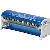 Orno 1 x x White LZ-8201/15 Distribution Block 2 rows 15 threads