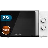 Cecotec Microwave with Grill ProClean 4110. 700W Power, Grill 800 W, Capacity 23 L, Ready2Clean Coating, 3D Wave Technology,